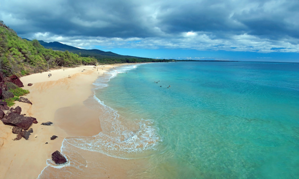 Великий пляж на острові Мауї Гаваї - Фото, зображення