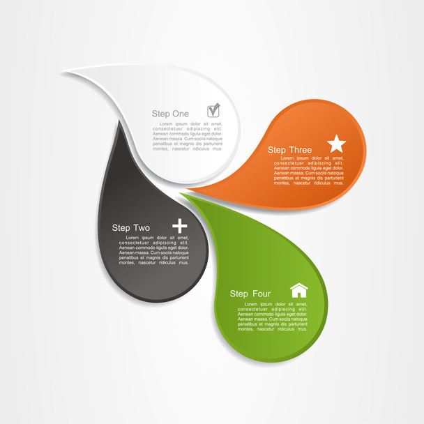 Banner Infografik-Design-Vorlage. Vektorillustration. - Vektor, Bild