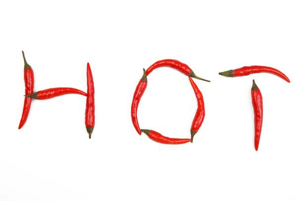 hot chili elszigetelt - Fotó, kép
