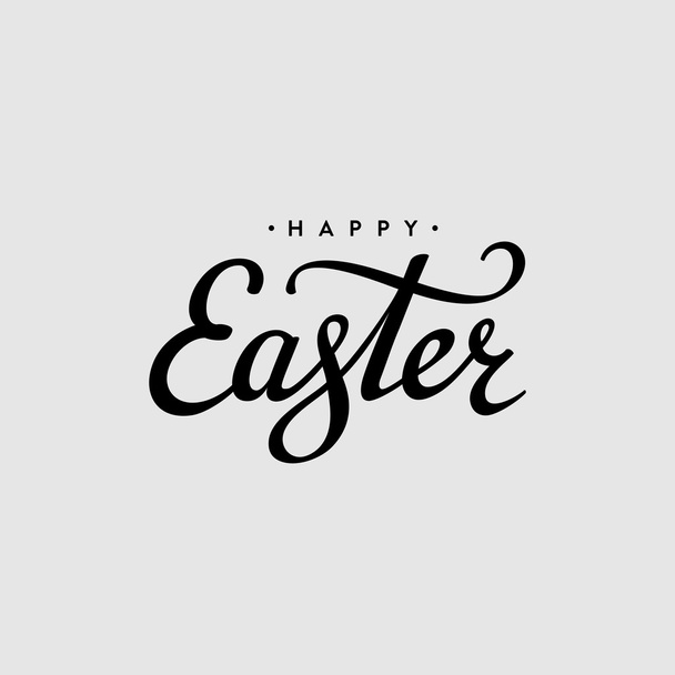 Easter lettering black - Vector, Image