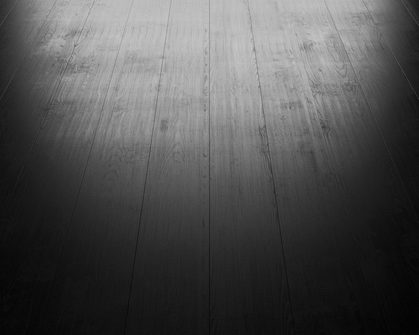 Black wooden background. 3d. - Photo, Image