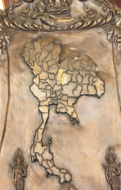 Statua Mappa di Thailandia
 - Foto, immagini