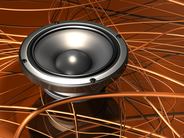 Metallic Speaker Wire - Photo, Image