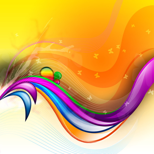Colourful abstract illustration background - Fotoğraf, Görsel