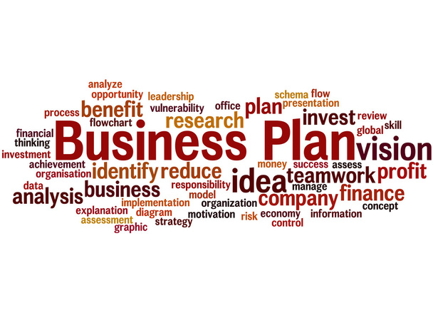 Business Plan, word cloud concept 2 - Photo, Image