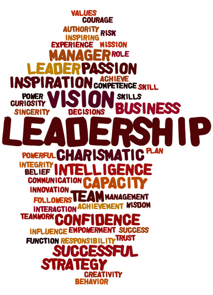 Leadership, word cloud concept 8 - Photo, Image