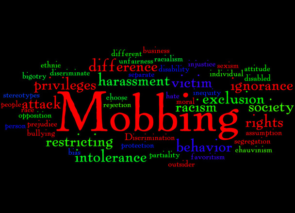 Mobbing, концепція хмари слів 7
 - Фото, зображення