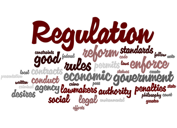Réglementation, nuage de mots concept 3
 - Photo, image
