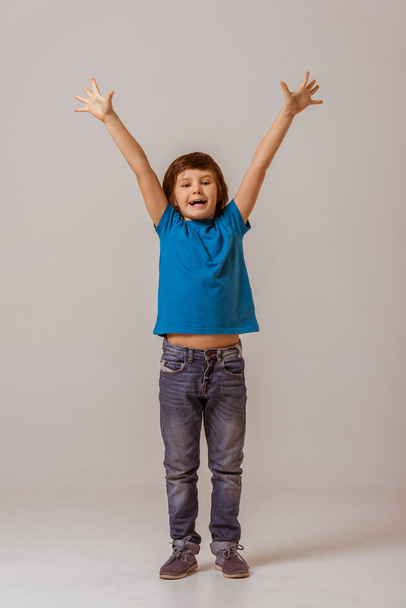 Cheerful little boy - Fotó, kép