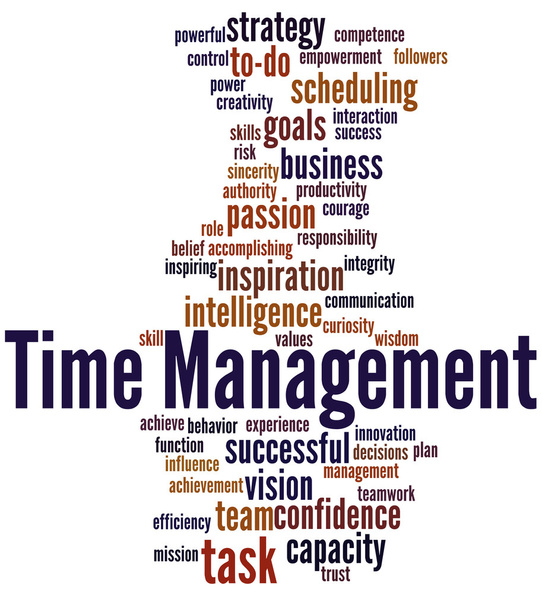 Time Management, word cloud concept 7 - Photo, Image