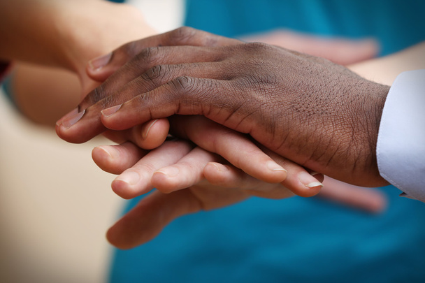 hands holding together, friendship concept - Фото, зображення