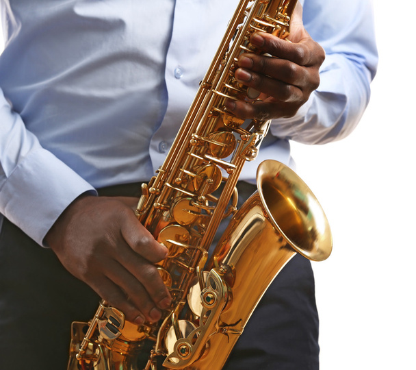 African American jazz musician  - Zdjęcie, obraz