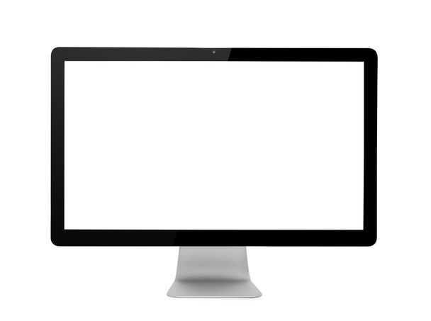 Computer monitor isolated - Фото, изображение