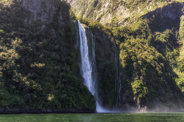 Milford sound waterfall - Photo, Image