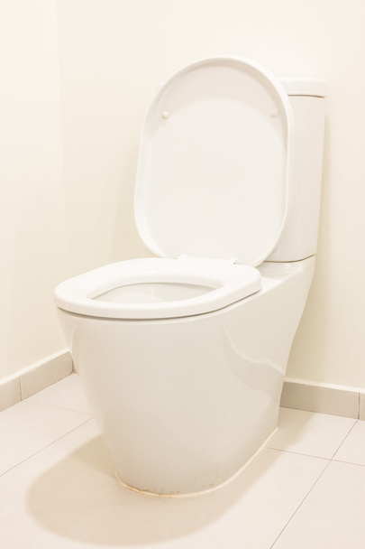 weißer Toilettensitz - Foto, Bild