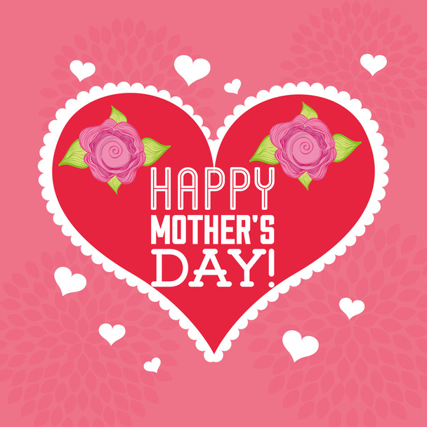 happy mothers day - Vector, Image