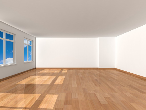 3d rendering the empty room - Photo, Image