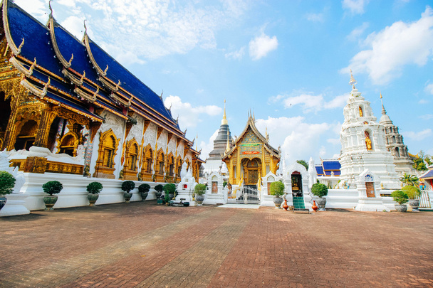 wat-Banden 17 December 2015: "Thailand tempel kunst" Chiang Mai Thailand - Foto, afbeelding