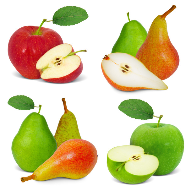 Apple and pear - Fotoğraf, Görsel