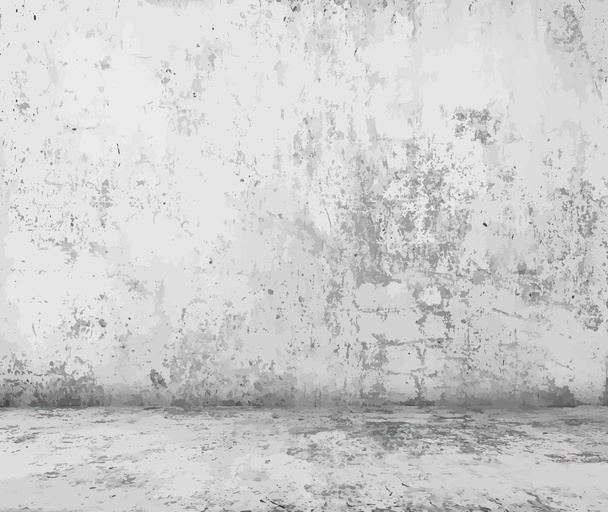 старая пустая комната с бетонной стеной
 - Вектор,изображение