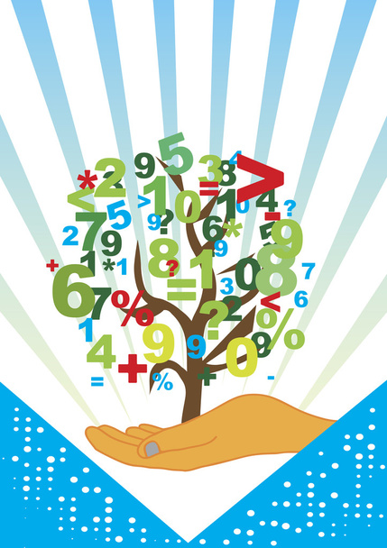 Abstract accountancy tree - Vector, Image