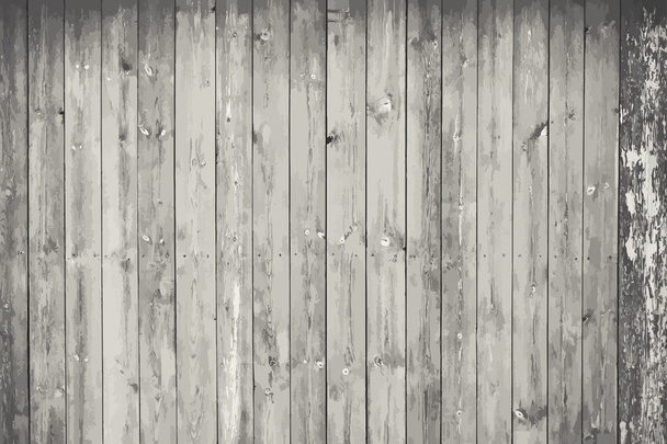 Parede de madeira preto e branco
 - Vetor, Imagem