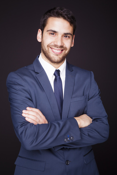 Young happy smiling business man - Фото, зображення