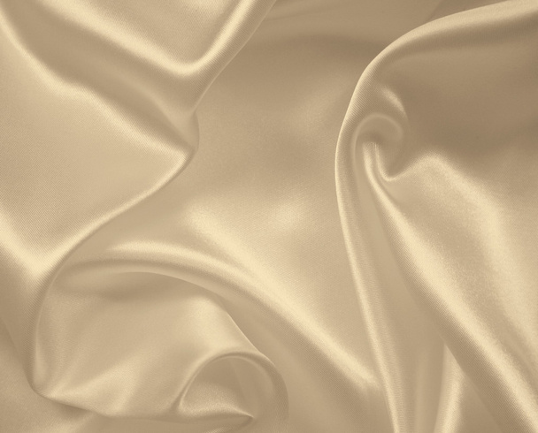 Smooth elegant golden silk or satin texture as background. In Se - Valokuva, kuva