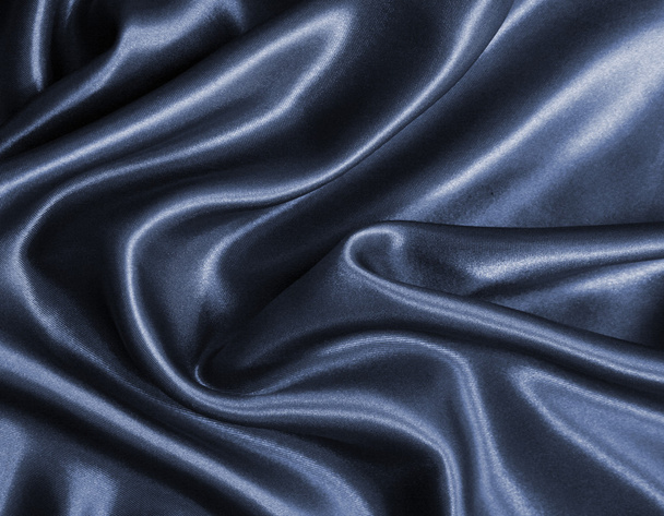 Smooth elegant grey silk as background  - Fotoğraf, Görsel