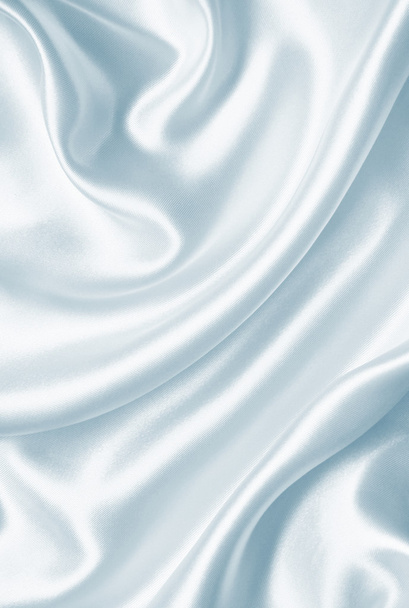 Smooth elegant grey silk or satin as background  - Φωτογραφία, εικόνα