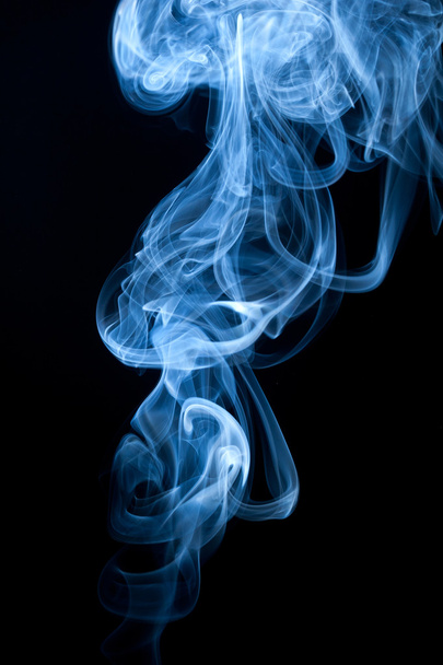 Абстрактный дым на черном
 - Фото, изображение