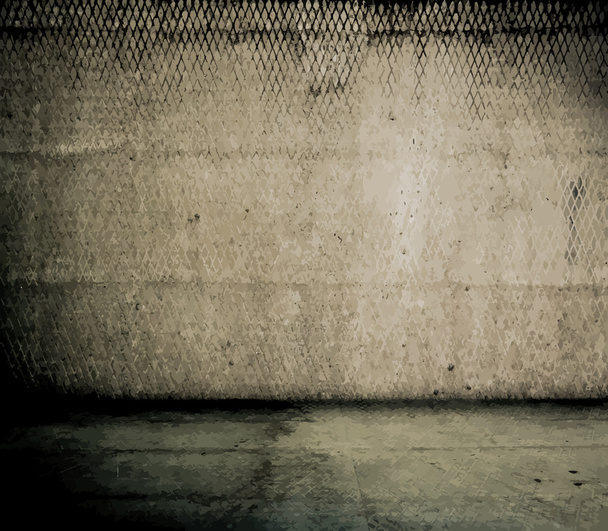 grunge šedý interiér - Vektor, obrázek