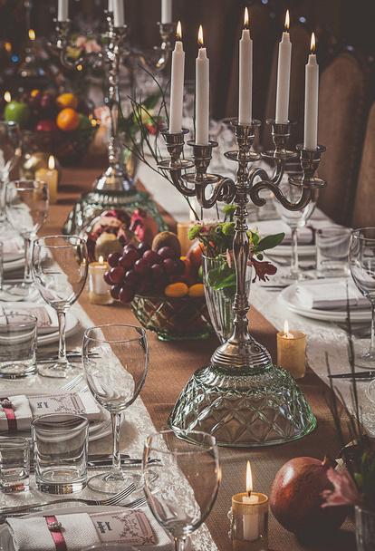 festive table decoration - Fotografie, Obrázek