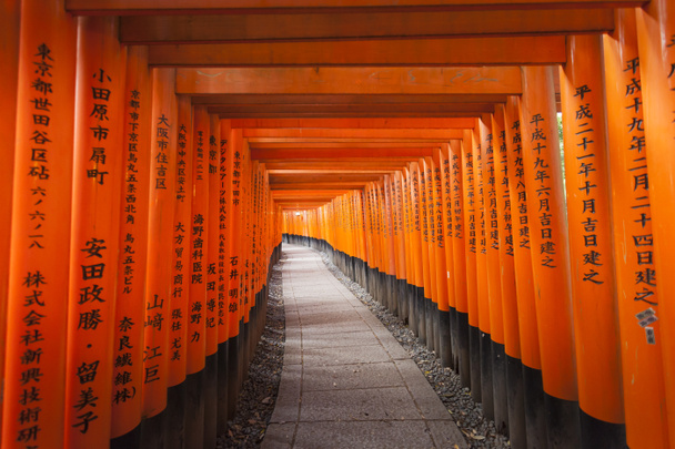 Fushimi Inari Taisha Tapınağı Kyoto, Japonya - Fotoğraf, Görsel