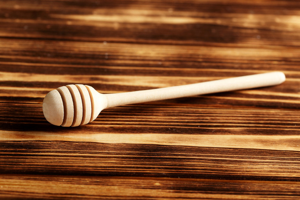 Wooden honey dipper - Photo, Image