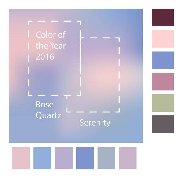 verschwommener Hintergrund mit trendigen Farben - Vektor, Bild
