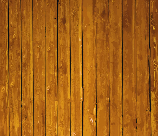 painted old wooden wall - Vector, Image