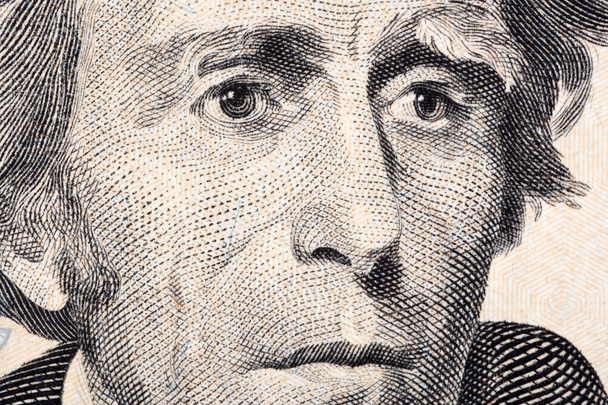 Andrew Jackson detailní portrét - Fotografie, Obrázek