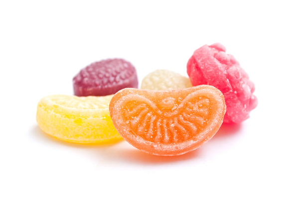 traditional candy on white background - Foto, imagen