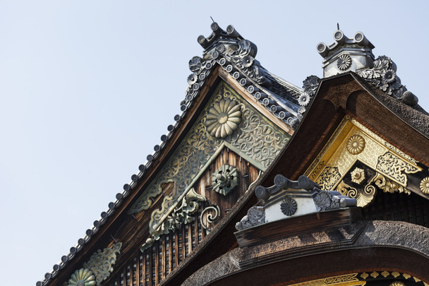 Ninomarun palatsin katolla Kiotossa Nijon linnassa Japanissa
. - Valokuva, kuva