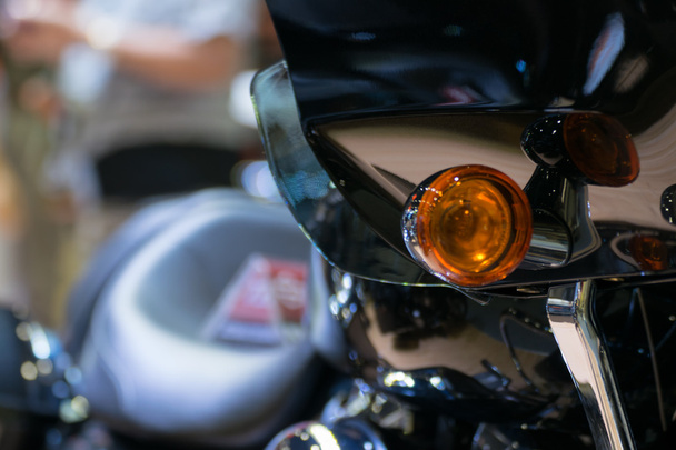 Zoom Motorrad-Rücklicht bei Autoschau-Veranstaltung - Foto, Bild