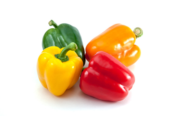Multi colored peppers - Fotoğraf, Görsel