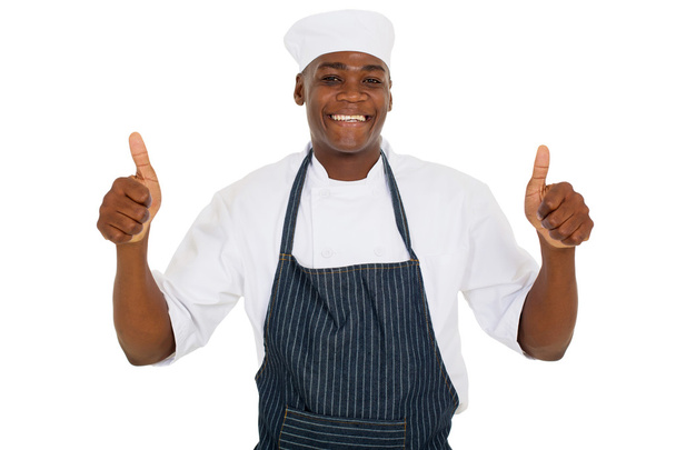butcher giving thumbs up - Photo, Image