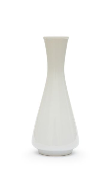 Fehér váza elszigetelt fehér alapon - Fotó, kép