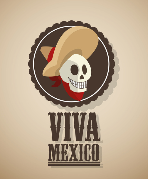 Mexican culture design - Vector, Image