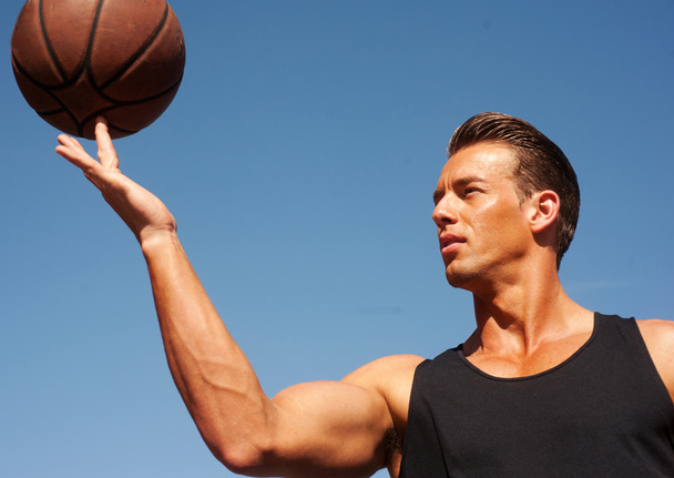 Portrait of a male basketball player - Foto, Imagem