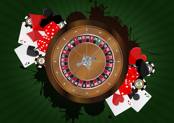 ruleta francesa casino
 - Vector, imagen