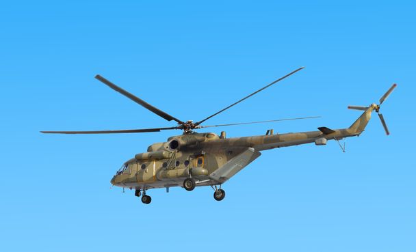 Exército russo helicóptero Mi-8
 - Foto, Imagem