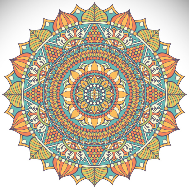 Vector indian Mandala - Vector, Image
