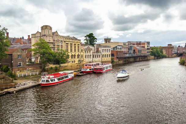 River Ouse in York on a sunny day, Yorkshire, England, United Ki - Foto, Imagen